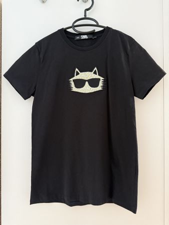 Karl Lagerfeld T-Shirt schwarz Choupette Grösse S