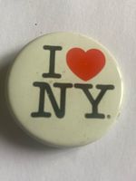 I ❤️ NY Anstecker Souvenir Vintage CHF 2