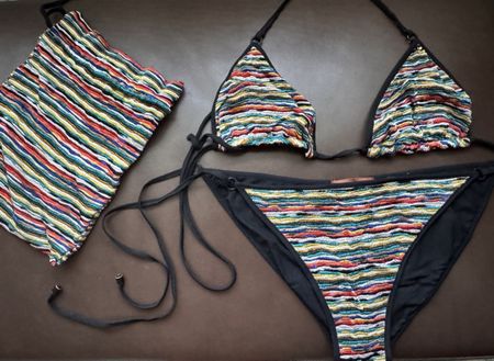 Missoni Mare Bikini mit passendem Beutel Gr. 36