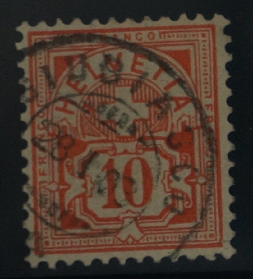 Tutti i francobolli: CH - Ziffermuster - SBK Nr. 61 - Giubiasco – Usato da Rombach venduto da VENTIS-Auktionen