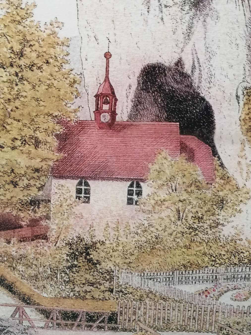 Foto & Immagini: Solothurn Eremitage Aquarell, gerahmt, schöne Herbstfarben – Usato da Rovio venduto da maxmac 3