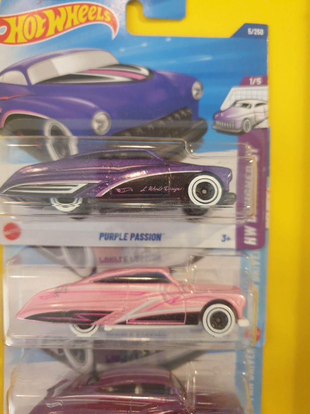 Hot Wheels Modellautos: 3 x Hot Wheels PURPLE PASSION – Neu und originalverpackt aus Oftringen von Rotor 2