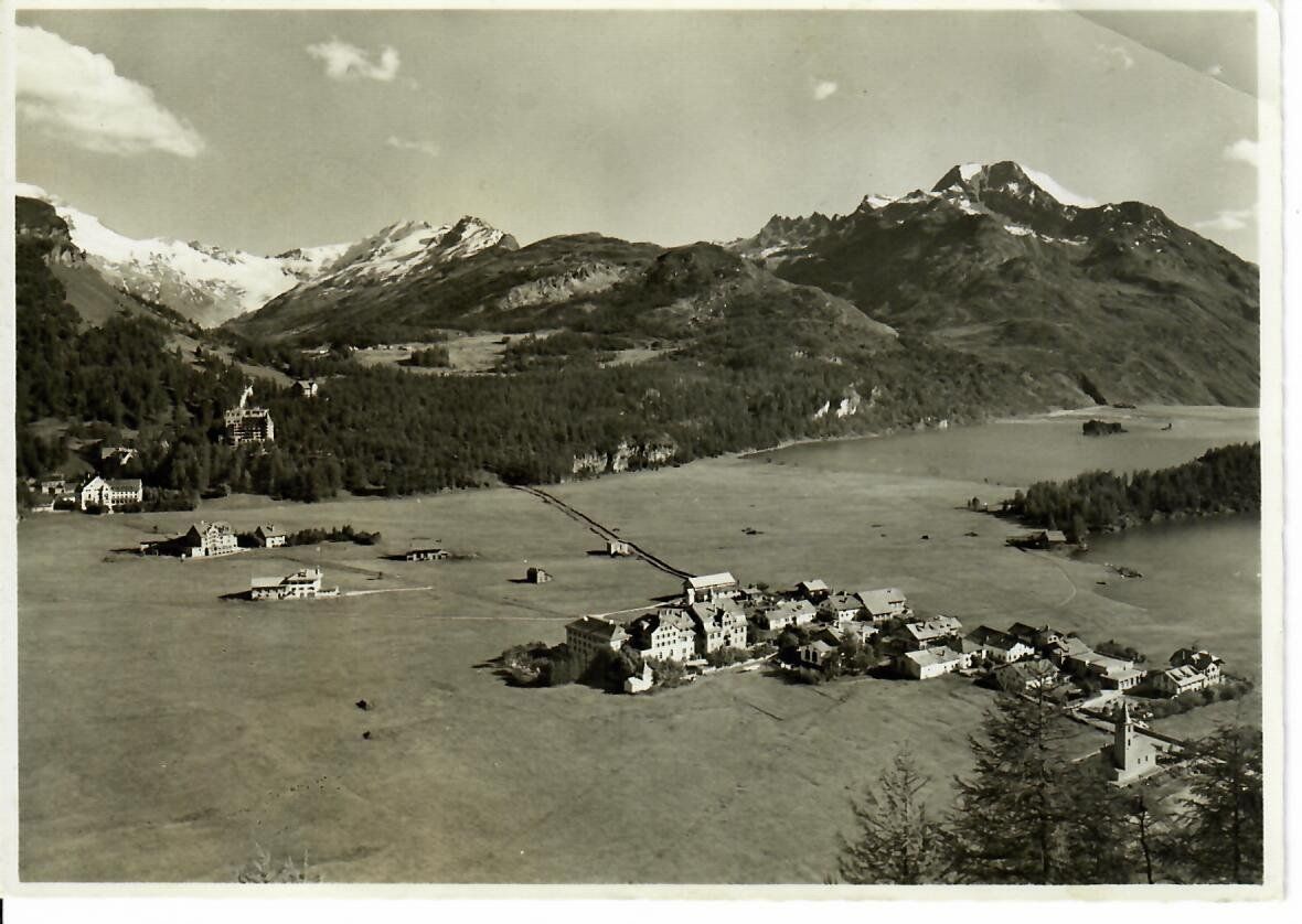 Cartoline postali: Sils im Engadin  (Eckbug o.r.) – Usato da Hochdorf venduto da Ziegel-16