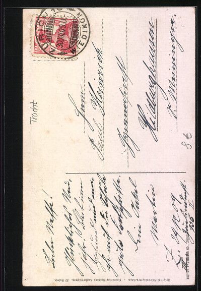 Cartoline postali: Freiburger Sennen in Tracht mit Tabakspf – Usato da Berlin venduto da bartko-reher 1