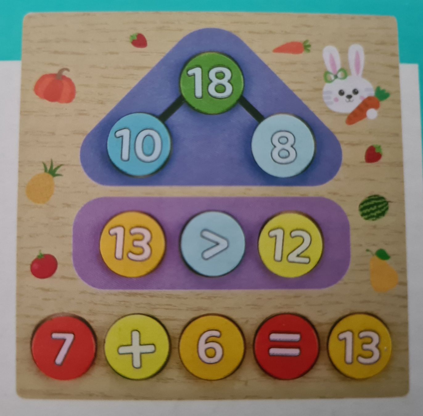 Giochi: Lernpuzzle Zahlen Echtholz, ab 3 Jahren – Nuovo e nell'imballaggio originale da Winterthur venduto da bibummi 4