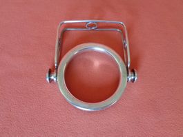 244 Gramm Silber 925 - Eisbehälterhalterung ca. 1880 gepunzt