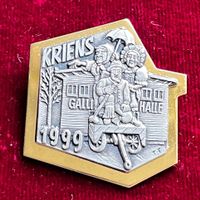 Fasnachtsplakette Kriens Gold 1999  Krienser