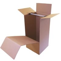 4 Kleiderkartons mit Kleiderstange – Umzugskartons