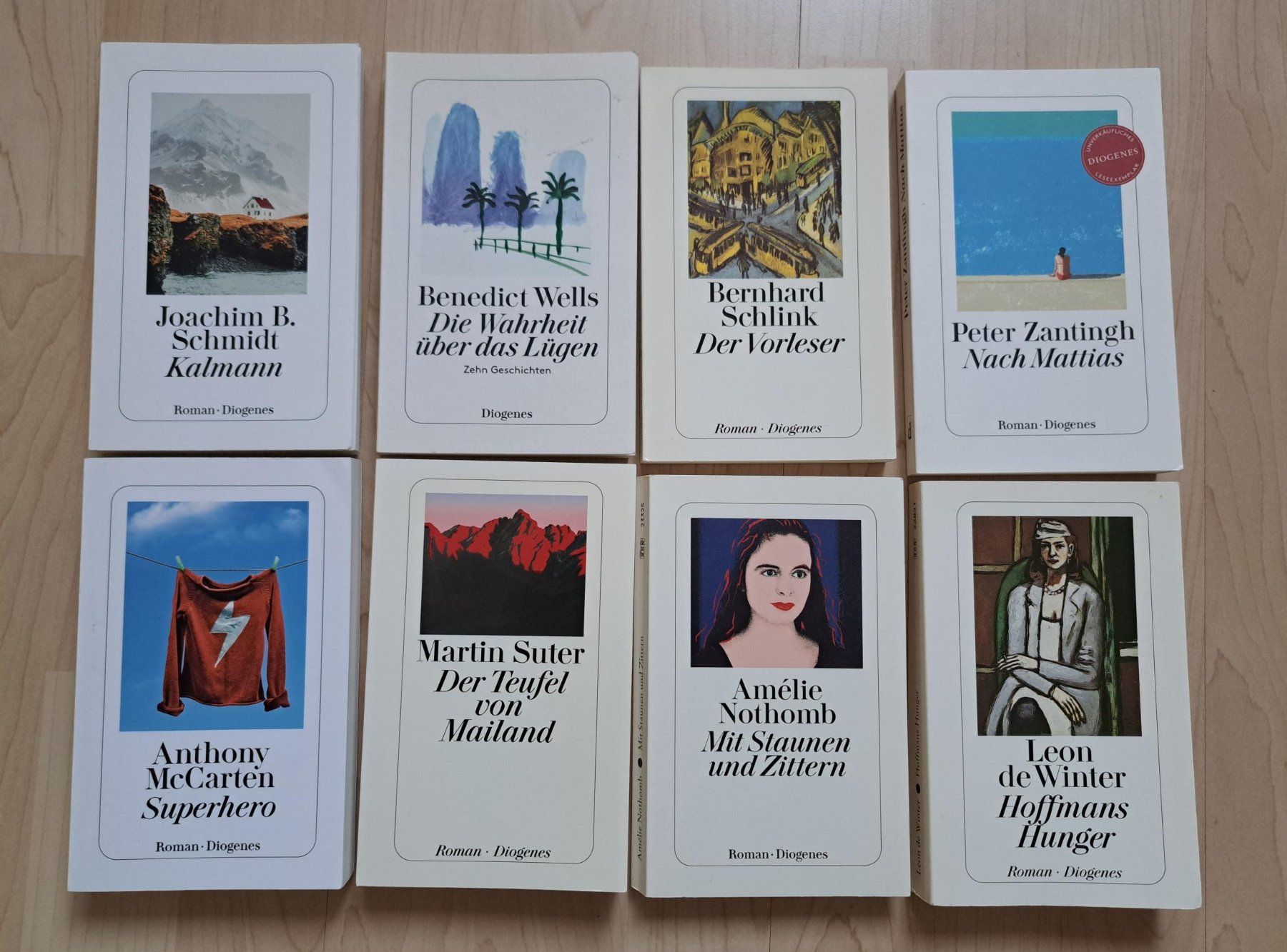 Libri: 8x Romane, Bücherpaket, Diogenes, TB – Usato da Basel venduto da Patiscat