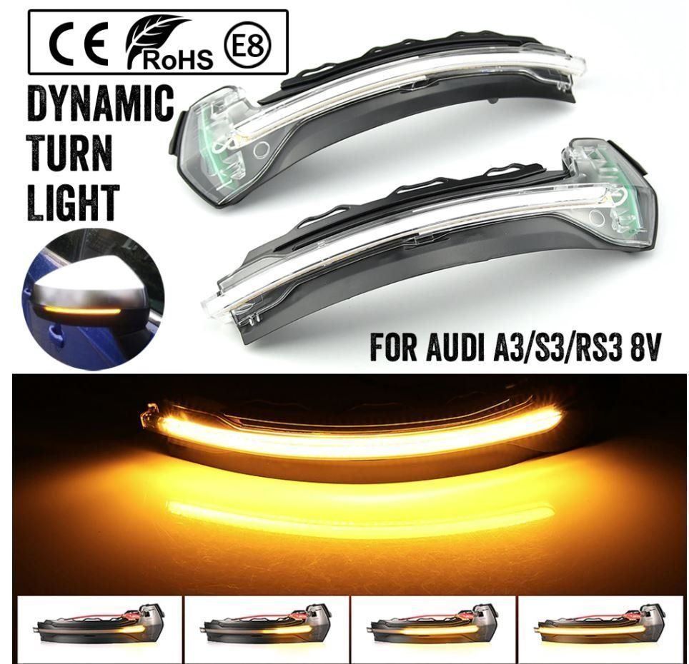 Fari: Audi  Dynamic Scroll LED Blinker A3 8v S3 RS3 2013-2018 – Nuovo e nell'imballaggio originale da Unterägeri venduto da RmOnline 2