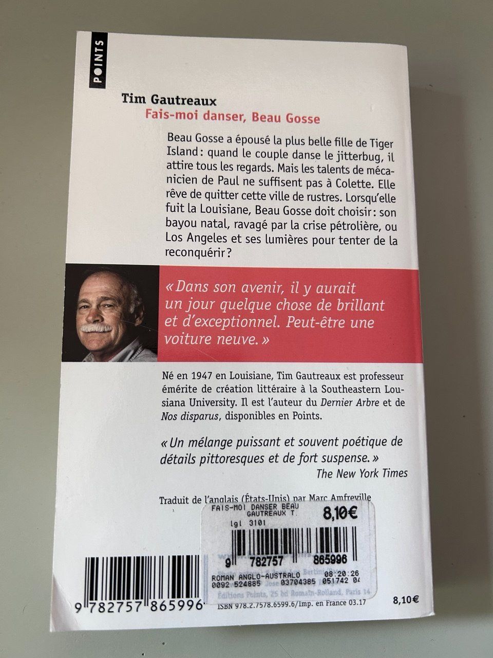 Libri: Libro "Fais-moi danser, Beau Gosse" Tim Gautreaux – Usato da Giubiasco venduto da LorisVale 1