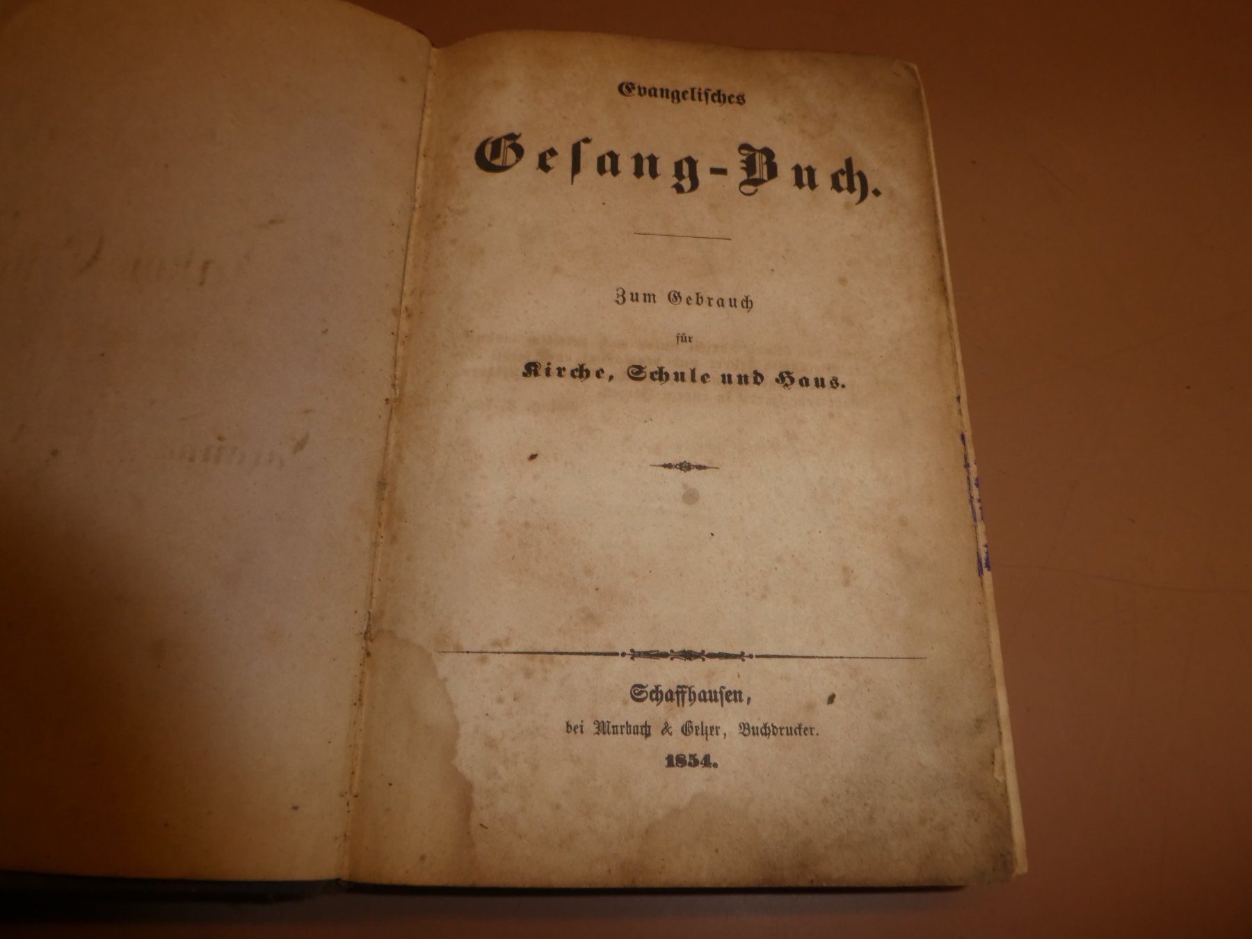 Libri: Historisches Gesangbuch 1854 – Usato da Chur venduto da Diversico2010 1