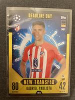 Topps Match Attax Gabriel Paulista Atletico de Madrid