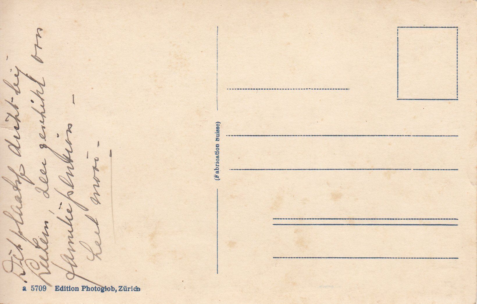 Cartoline postali: Weggis ca. 1940 – Usato da Bürglen TG venduto da StampGraf 1