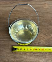 SIGG Switzerland Glasschale mit Henkel, Vintage Deko