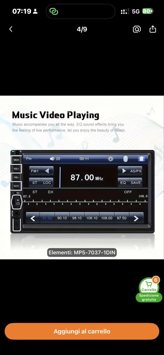 Radios: Autoradio 7" MP5 Mirror Link Touchscreen 2DIN USB SD Bluetoo – Gebraucht aus Chur von Tony6903 2
