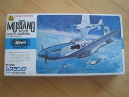Mustang P 51 D North American Hasegawa 1/72  Rarität