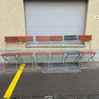6 Biergartenstühle Gartenstühle Balkonstühle Stühle