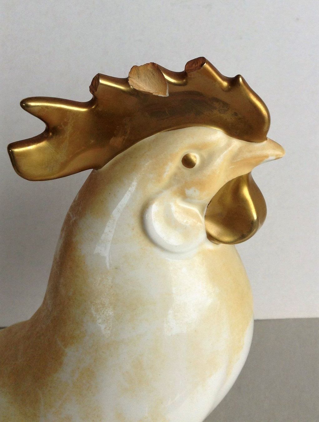 Figuren: Goebelfigur Hahn, Porzellanfigur – Defekt aus Alpnach Dorf von MZ001 4