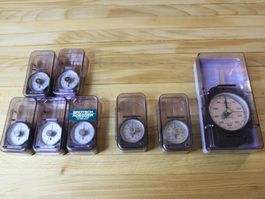 8Stk Federwaagen Correx Haag-Streit, bis 30g/50g/100g/500g