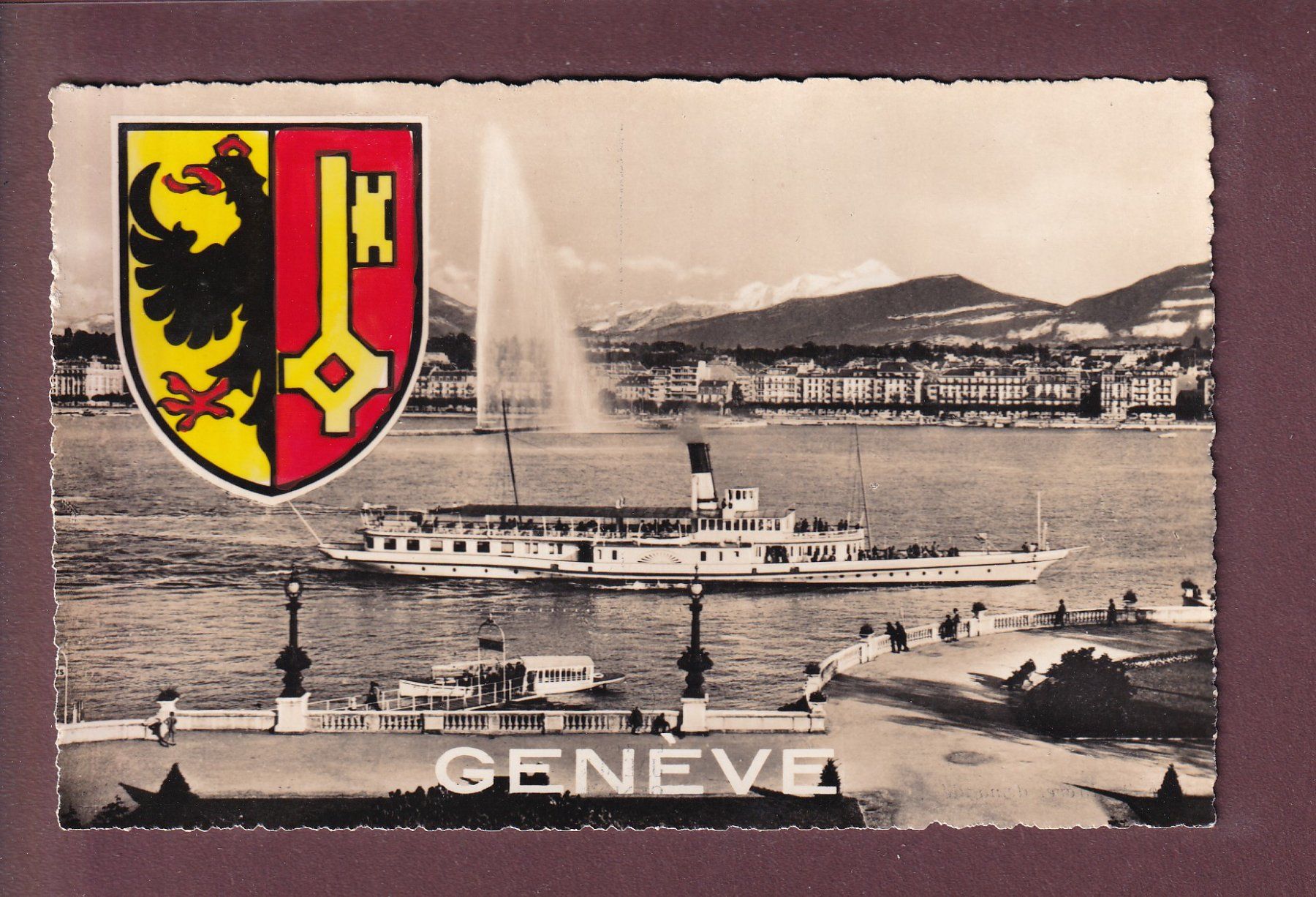 Cartes postales: GENEVE - Bateau CGN - Blason – D'occasion à Pully par nicecards
