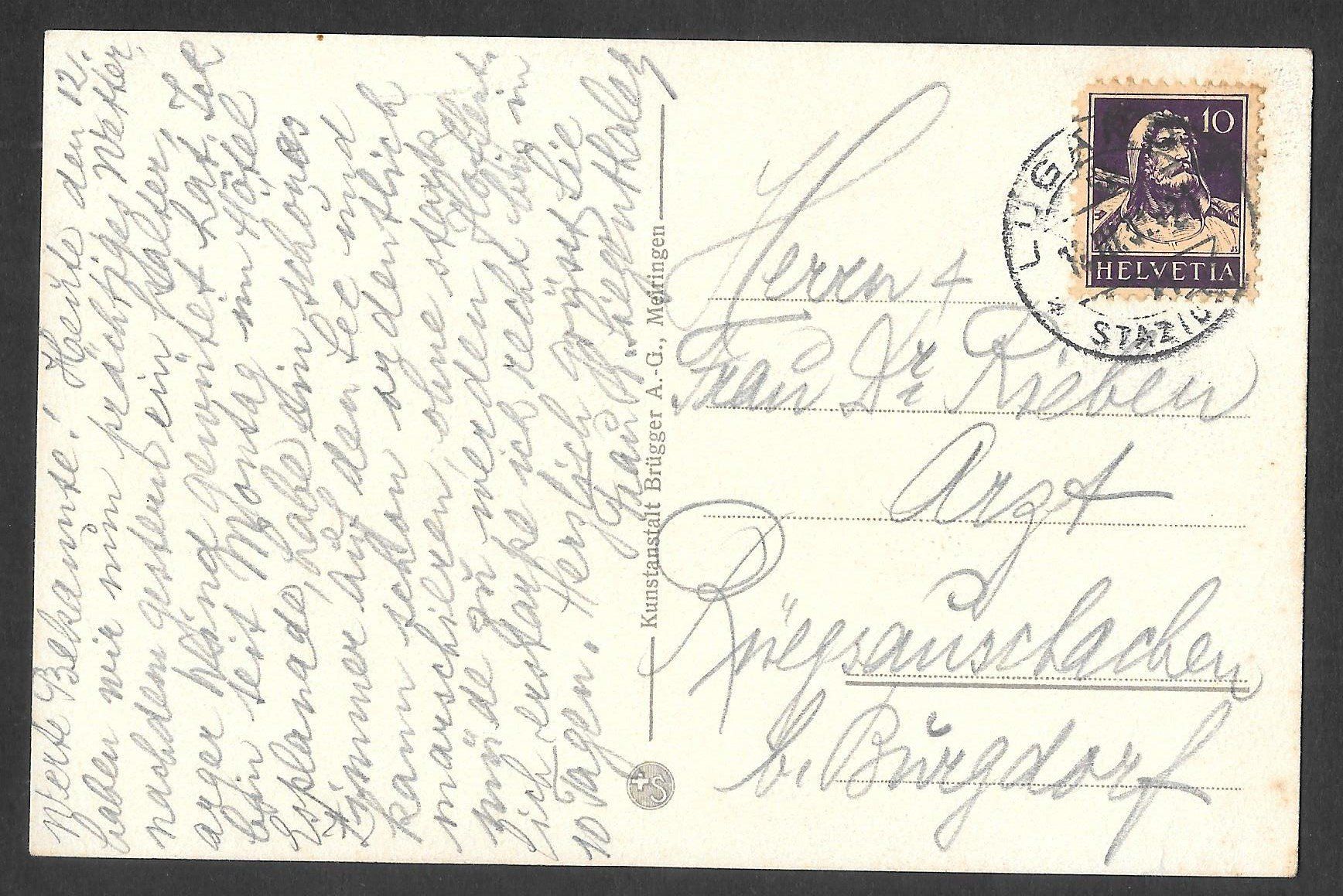 Cartoline postali: Lugano - Paradiso Hôtel Esplanade Ceresio – Usato da Olten venduto da clotaldi 1