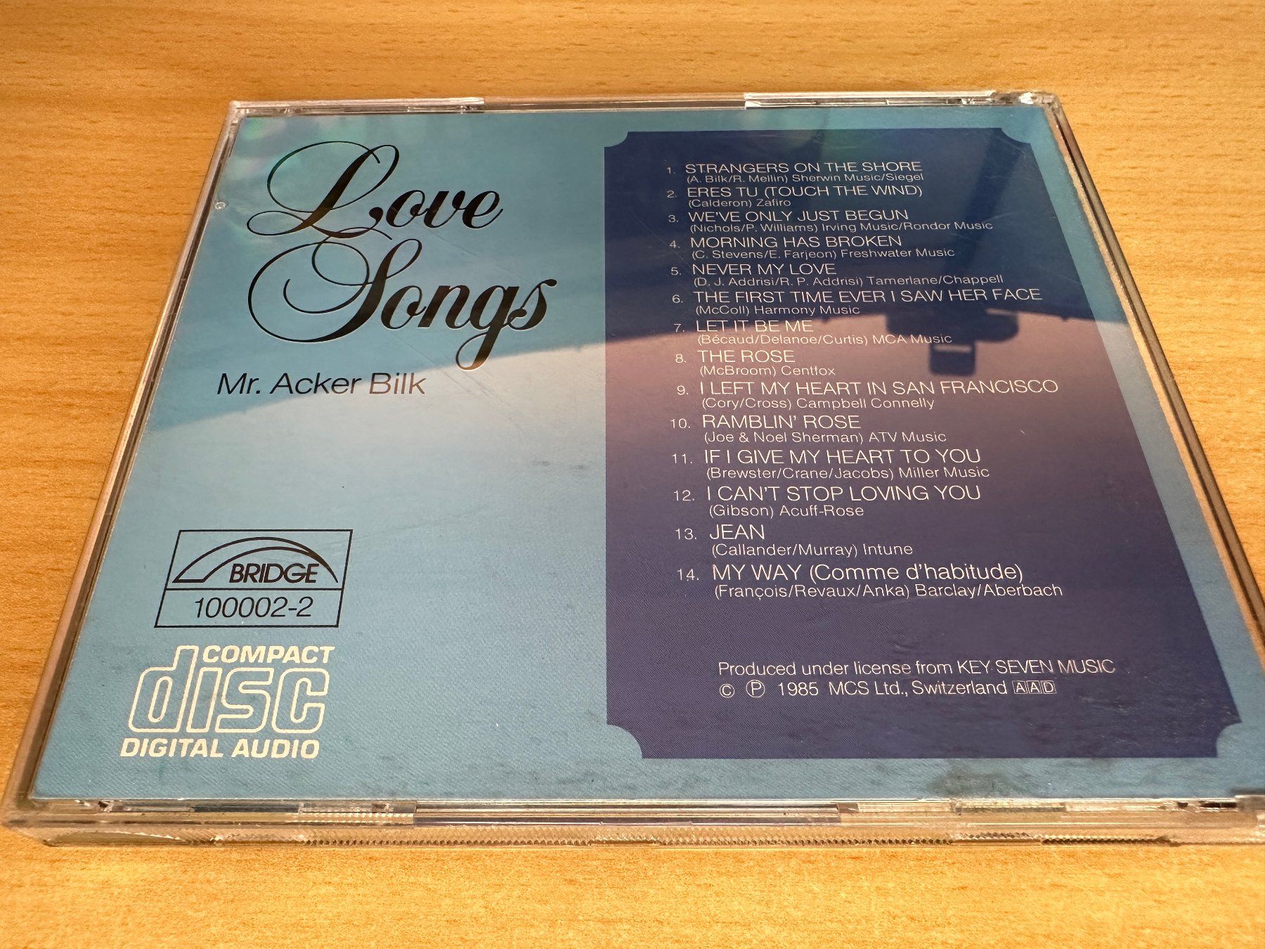 CD: Mr. Acker Bilk – Love Songs – Usato da Rikon im Tösstal venduto da Alpenmutz 1