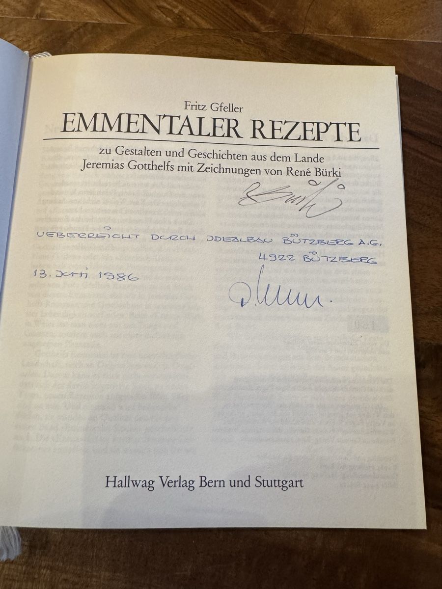 Libri: Urchige Emmentaler  Rezepte  – Usato da Lufingen venduto da UB63 2