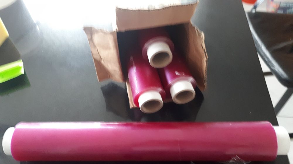 TÖNUNG ROT STARKE ROLLEN PALETTE STRETCH SCHRUMPFVERPACKUNG