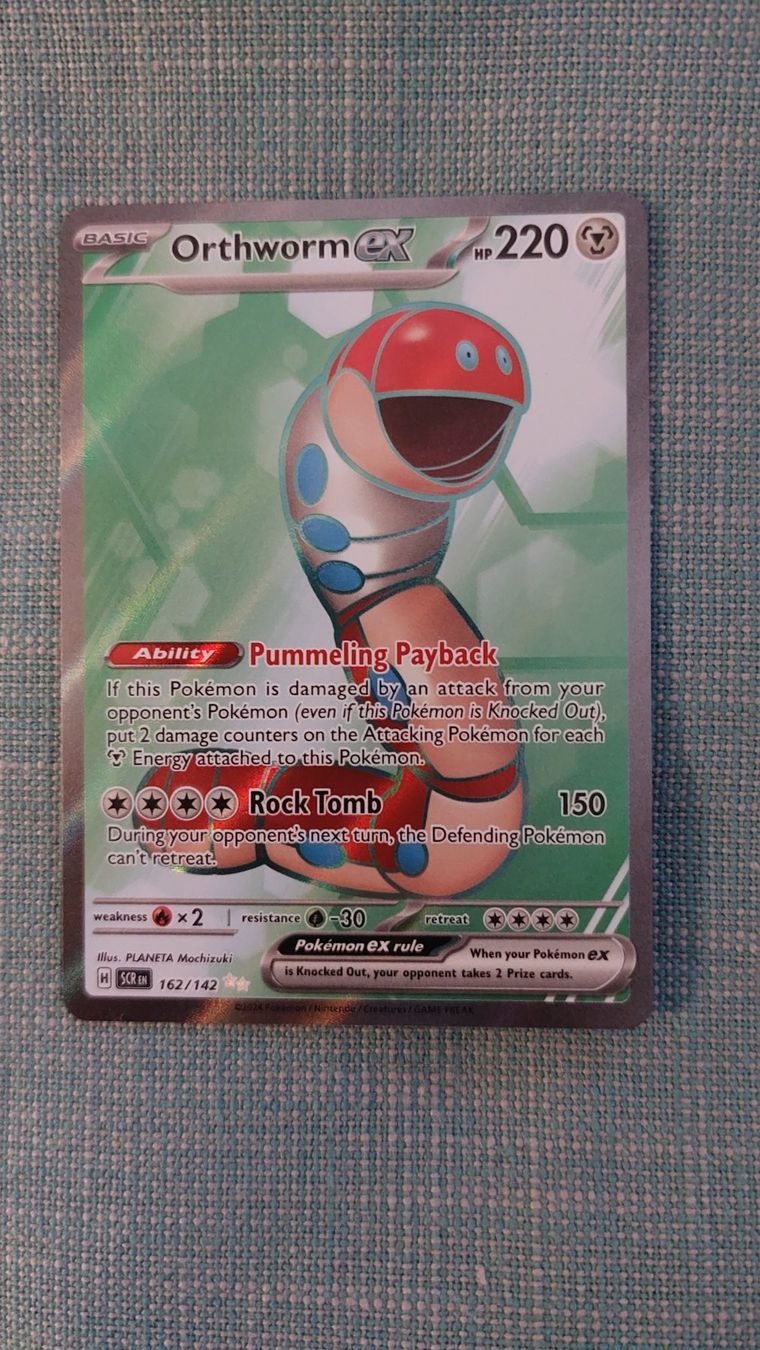 Pokémon Carte collezionabili: Orthworm ex Fullart Stellar Crown – Nuovo (secondo la descrizione) da Bellinzona venduto da Pagur