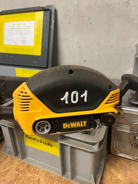 Dewalt bandschleifer d26480 div.Zubehor Preisvorschlag Comprare su Ricardo