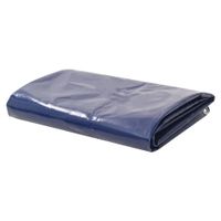 vidaXL Abdeckplane 650 g/m² 5 x 6 m Blau