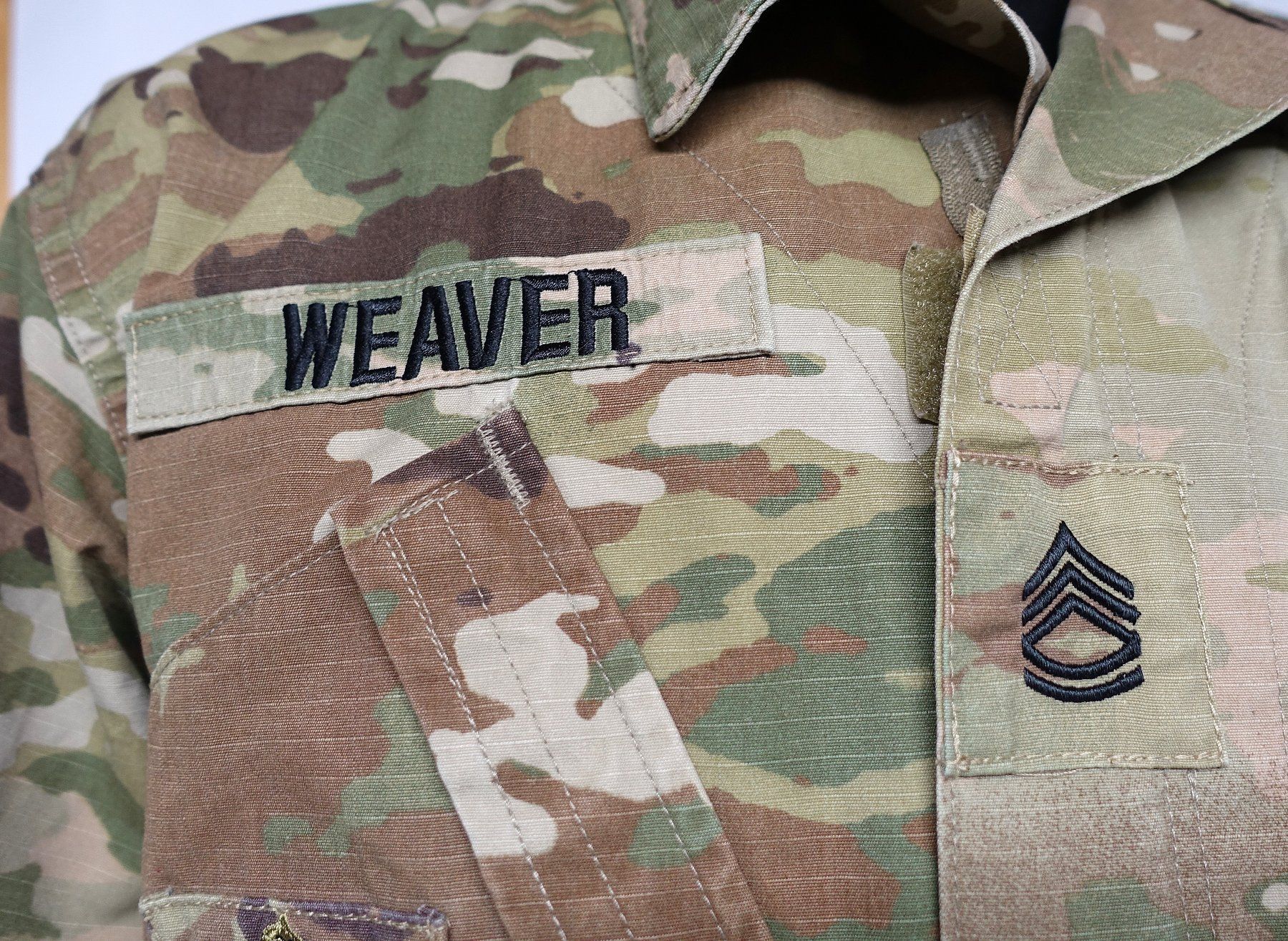 Uniformi: US Army OPC Multicam Camo Tarn Shirt Drill Sergeant Weaver – Usato da Kappelen venduto da Marmoe 4