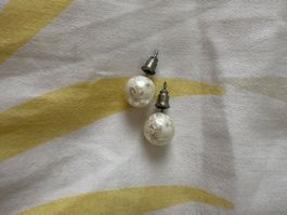 Ohrring Orecchini perla imitazione