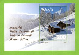 2013 Sonderblock Mattertal postfrisch