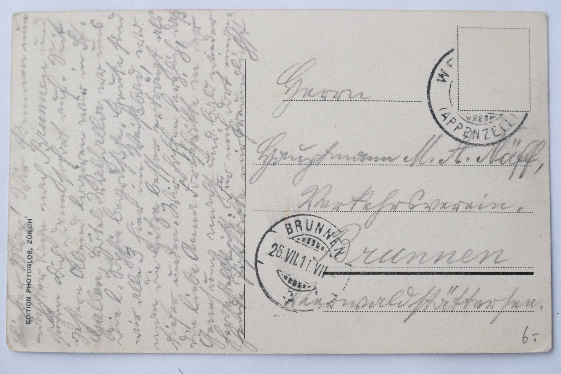 Cartoline postali: Ansichtskarte Hotel Weissbad IR 1911 – Usato da Ehrendingen venduto da nicoro50 1