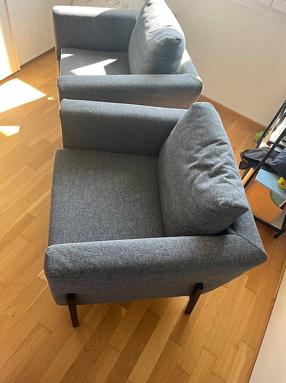 Poltrone: 2x Ikea Sessel Koarp in Grau – Usato da Diessbach venduto da nil_6p9h 2