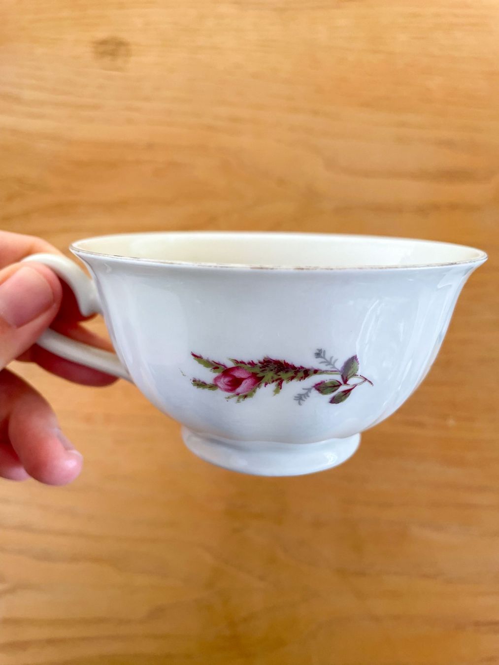 Set di piatti: Kaffeeservice Bavaria Elfenbein Moosrose – Usato da Zofingen venduto da angito 4