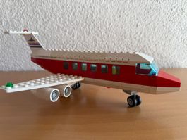 Lego Flugzeug rot-weiss guter Zustand