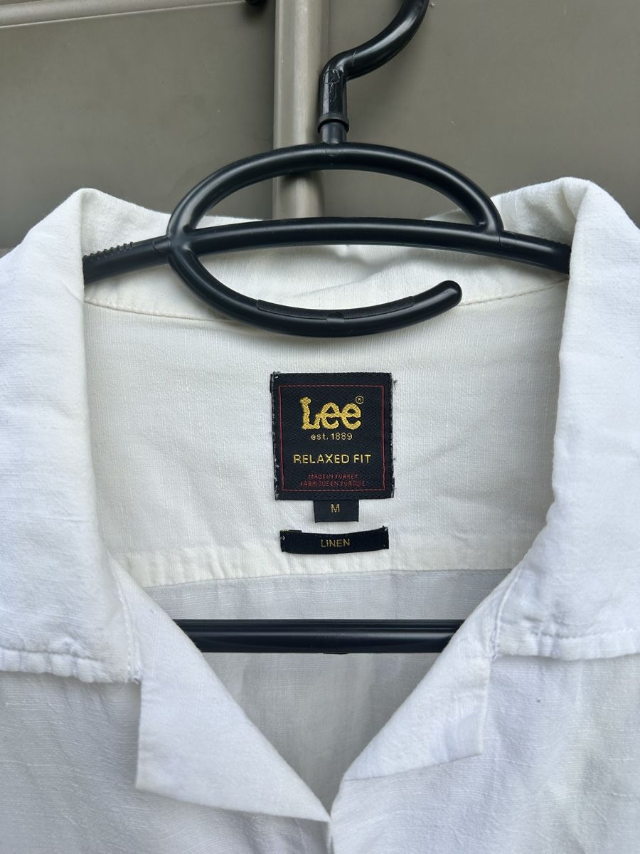 Lee Hemden: Lee Leinenhemd Weiss Gr. M – Neu (gemäss Beschreibung) aus Zürich von hannahbuettgen 1