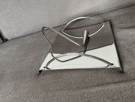 Portatovaglioli metallo Giannini design moderno cromato usat
