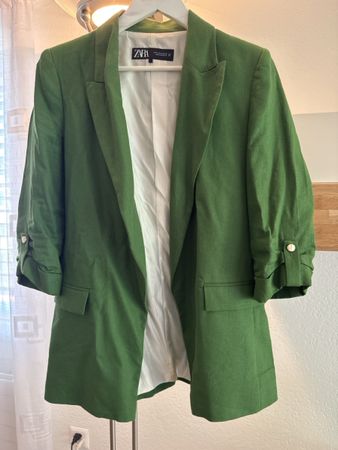 Blazer Zara grün Damen Grösse M guter Zustand