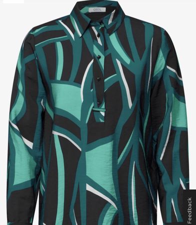 Bedruckte Bluse