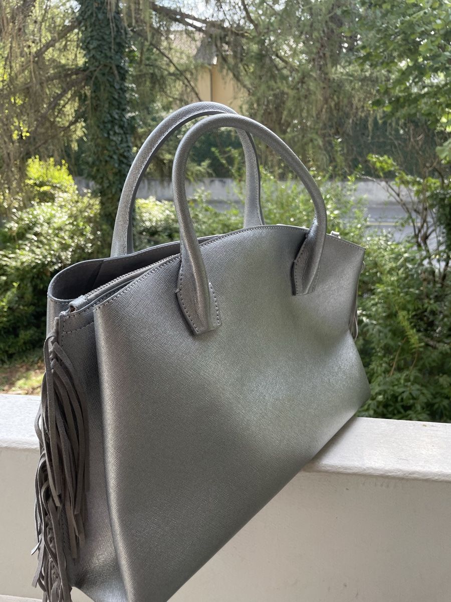 Navyboot Borse da donna: silbrige Navyboot Tasche – Usato da Küsnacht ZH venduto da Rimica 1