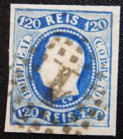 Portugal Kat. 24 gest. 1866 sign. Kat. 100 Euro