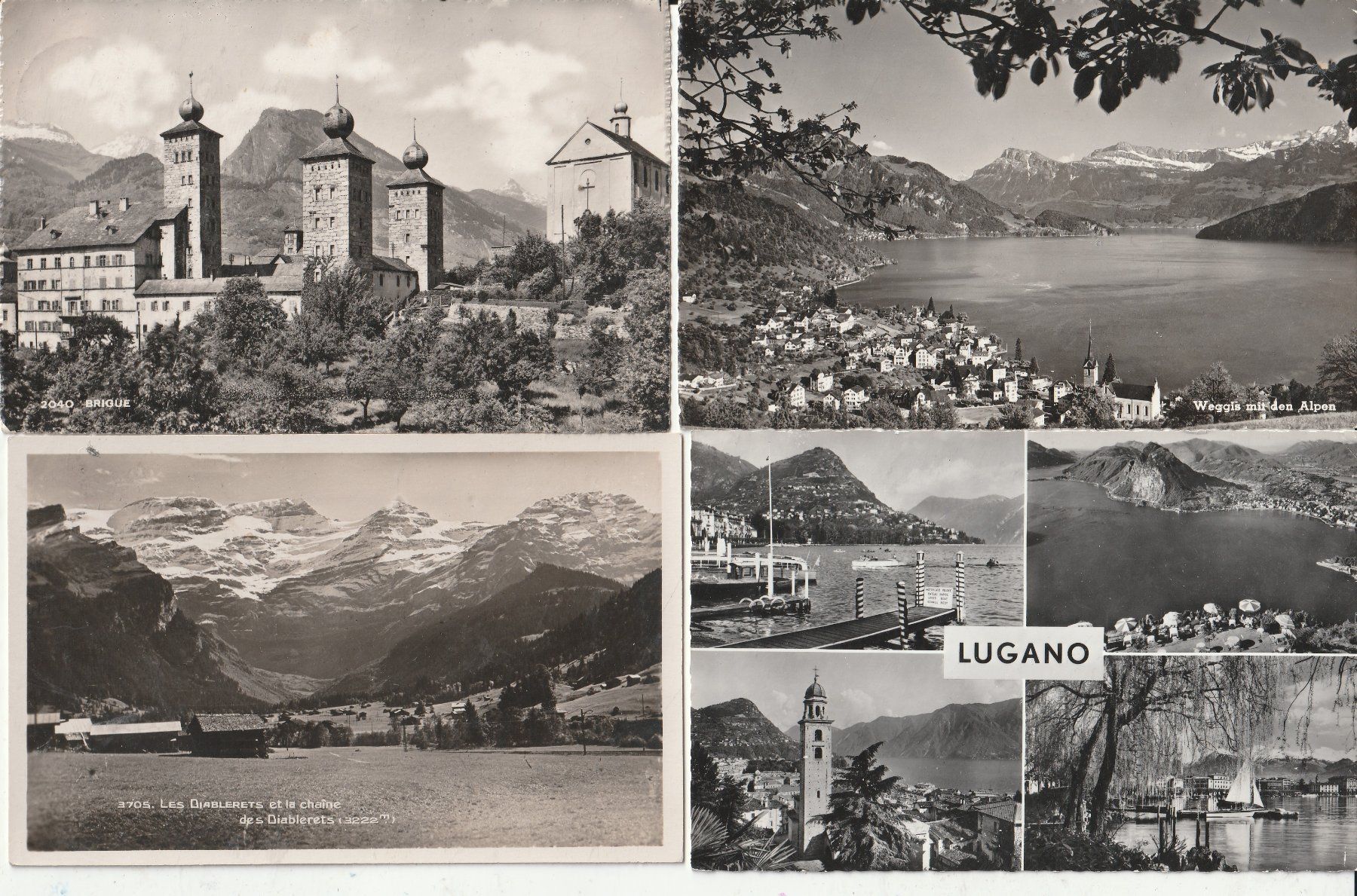 Ansichtskarten: 40 Alte Karten Schweiz – Gebraucht aus Lumbrein von made02 6
