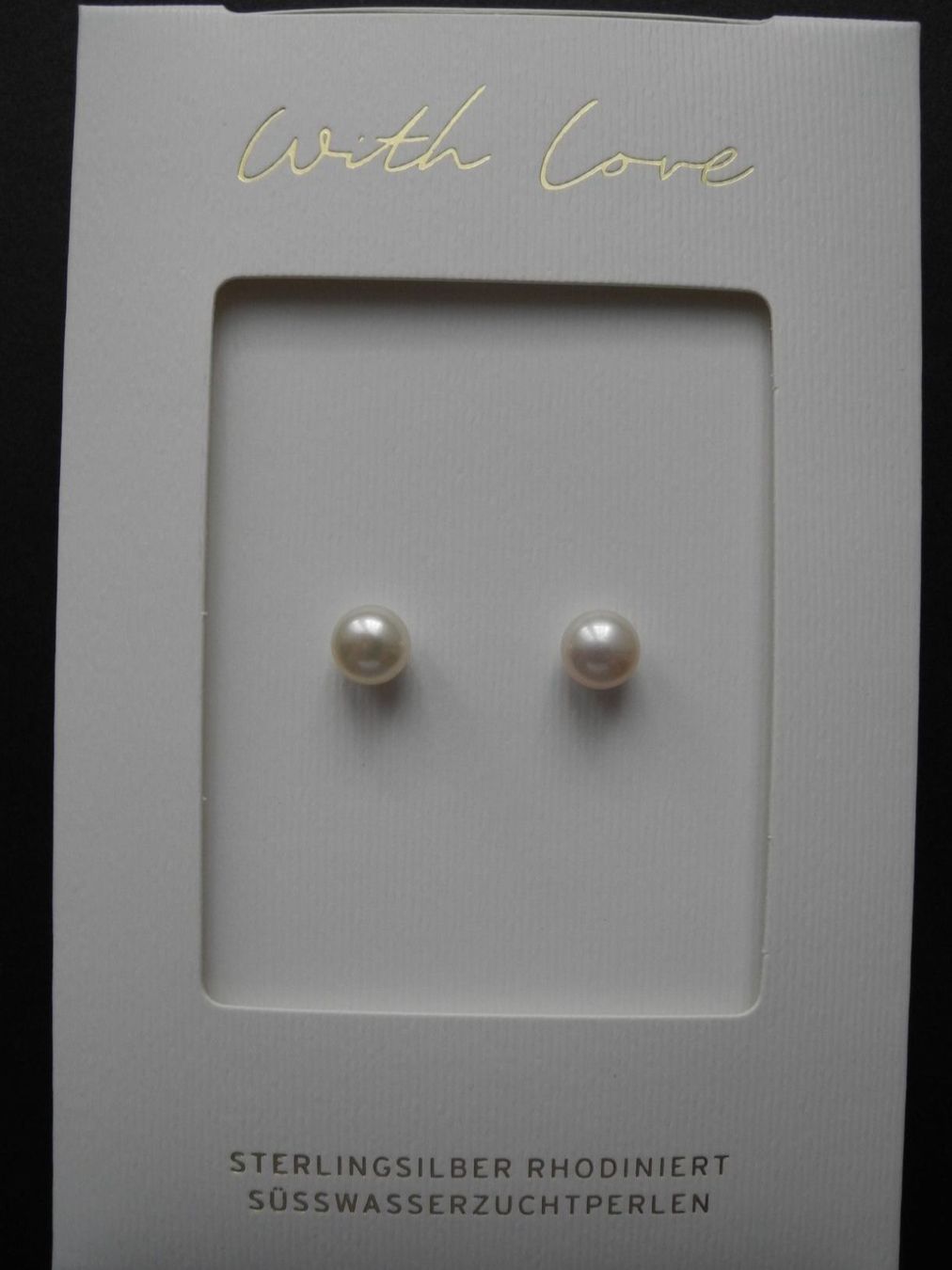 Orecchini pendenti & Orecchini a lobo: Ohrstecker 925 Silber mit Perlen – Nuovo (secondo la descrizione) da Balsthal venduto da qwer24 3