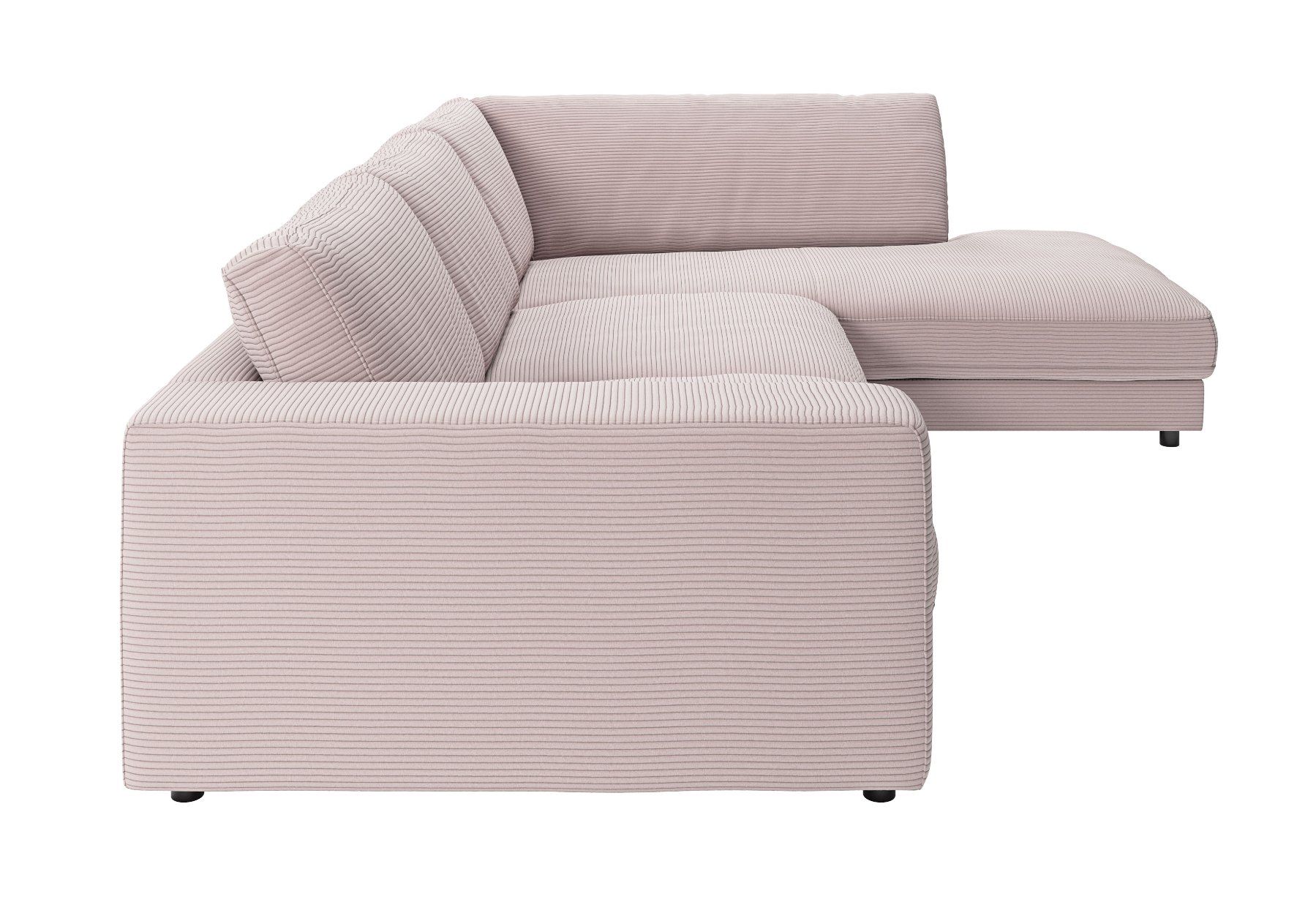 Divani: Ecksofa High End in Cord rosa Rechts – Nuovo e nell'imballaggio originale da Bischofszell venduto da deluxe-moebel 3