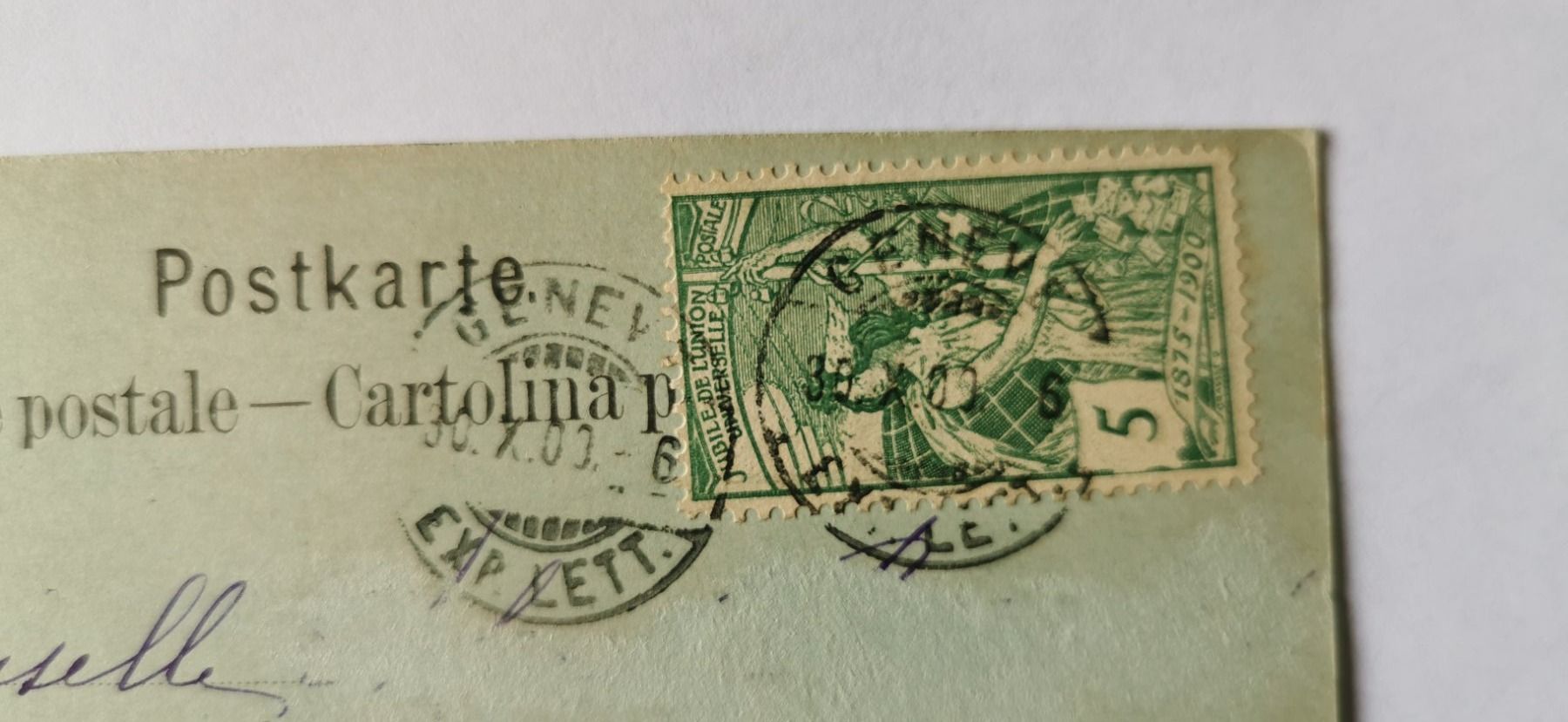 Tutti i francobolli: Postkarte 1900 – Usato da Aadorf venduto da Chnorli-Furz 2