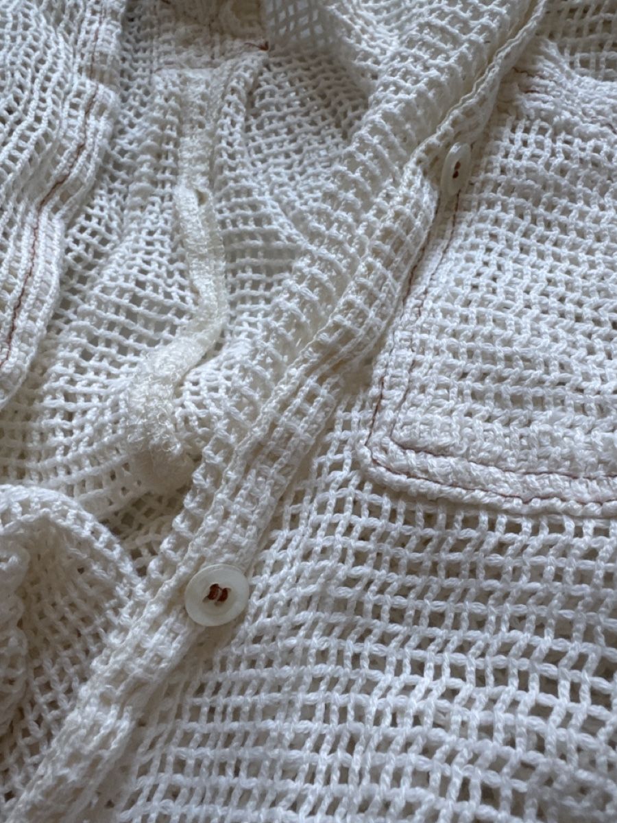Pull&Bear Lots de vêtements: Ensemble Pull&Bear chemise short crochet blanc taille S – D'occasion à Malleray par sam_9bkx 4